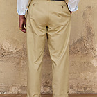 Pantalon à pinces beige