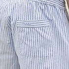 LOOSE-FITTING COTTON SHORTS IN BLUE STRIPES