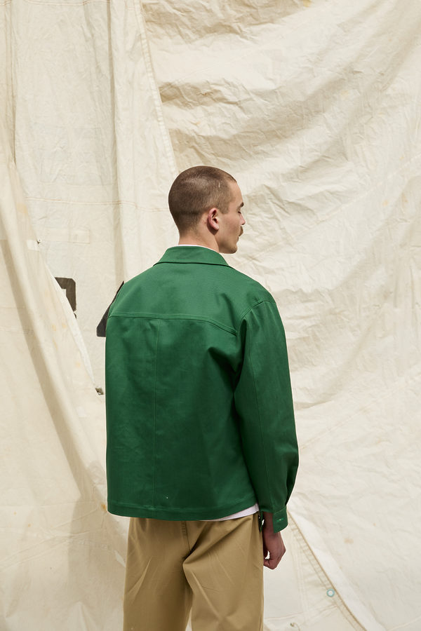 Veste mi-saison pour homme en coton vert collection printemps été