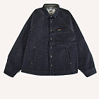 Dune oversized jacket in flat-finish denim