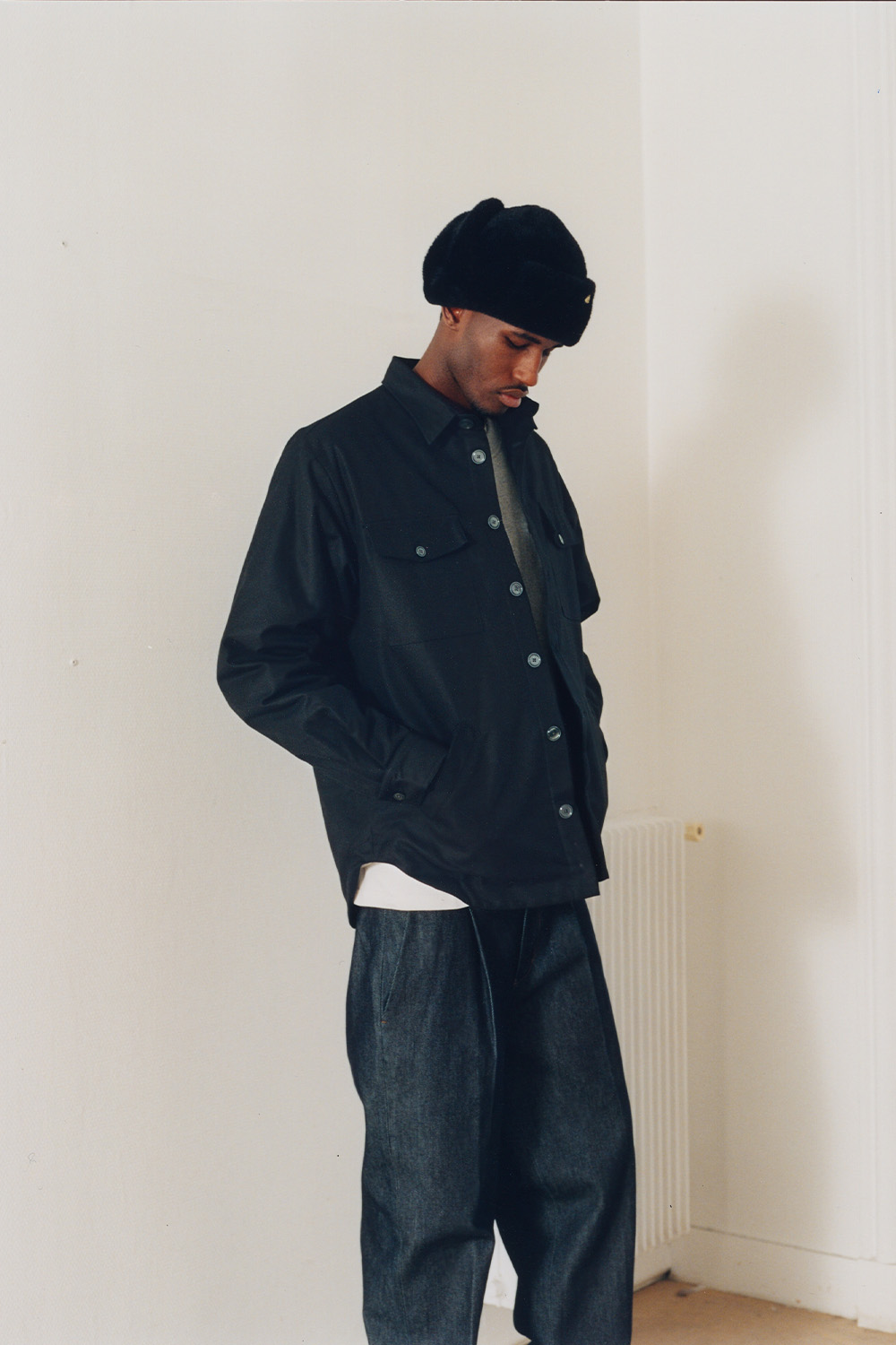 Veste matelassée noire