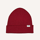 100% merino wool red beanie